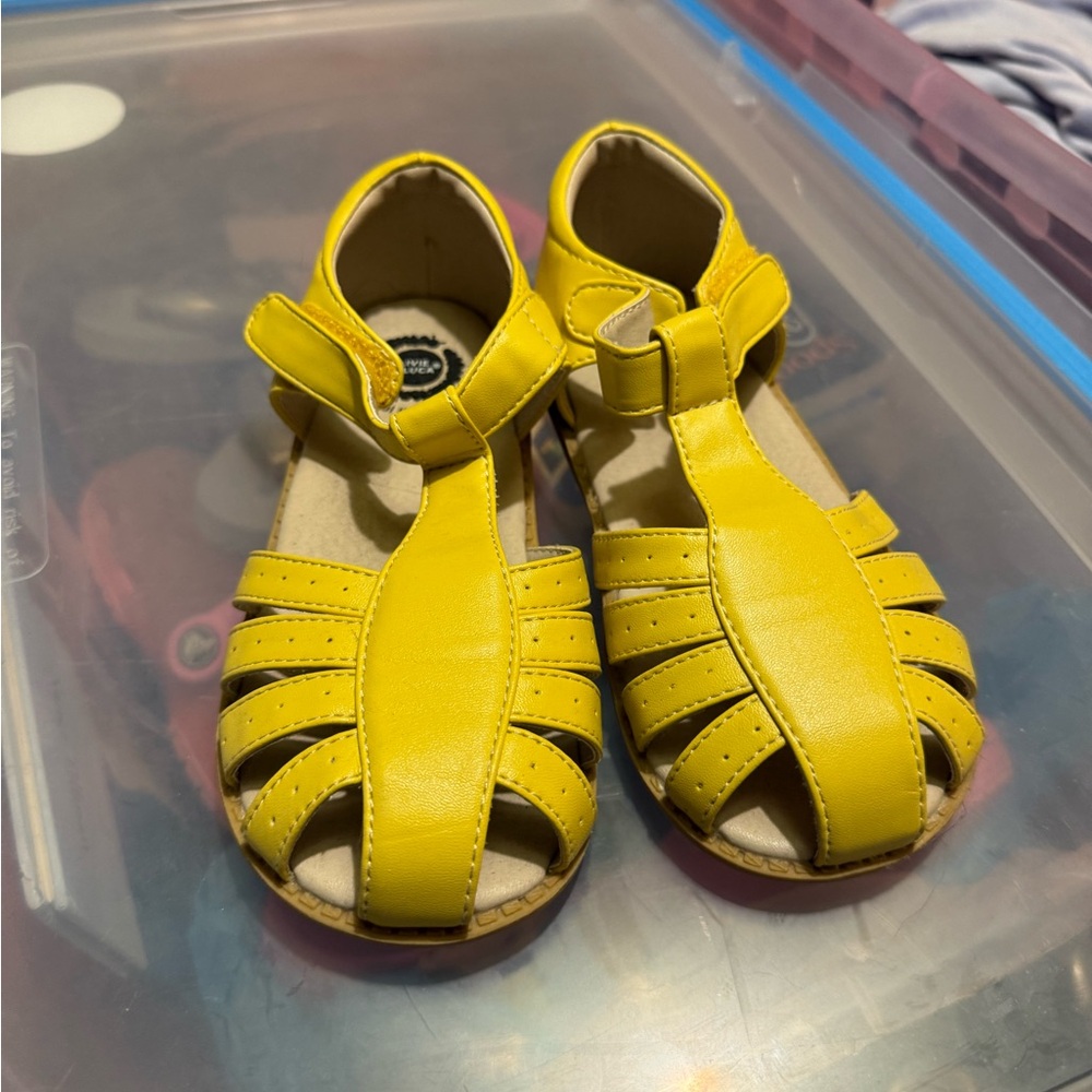 Livie & Luca Paz Bright Yellow Kids Sandals